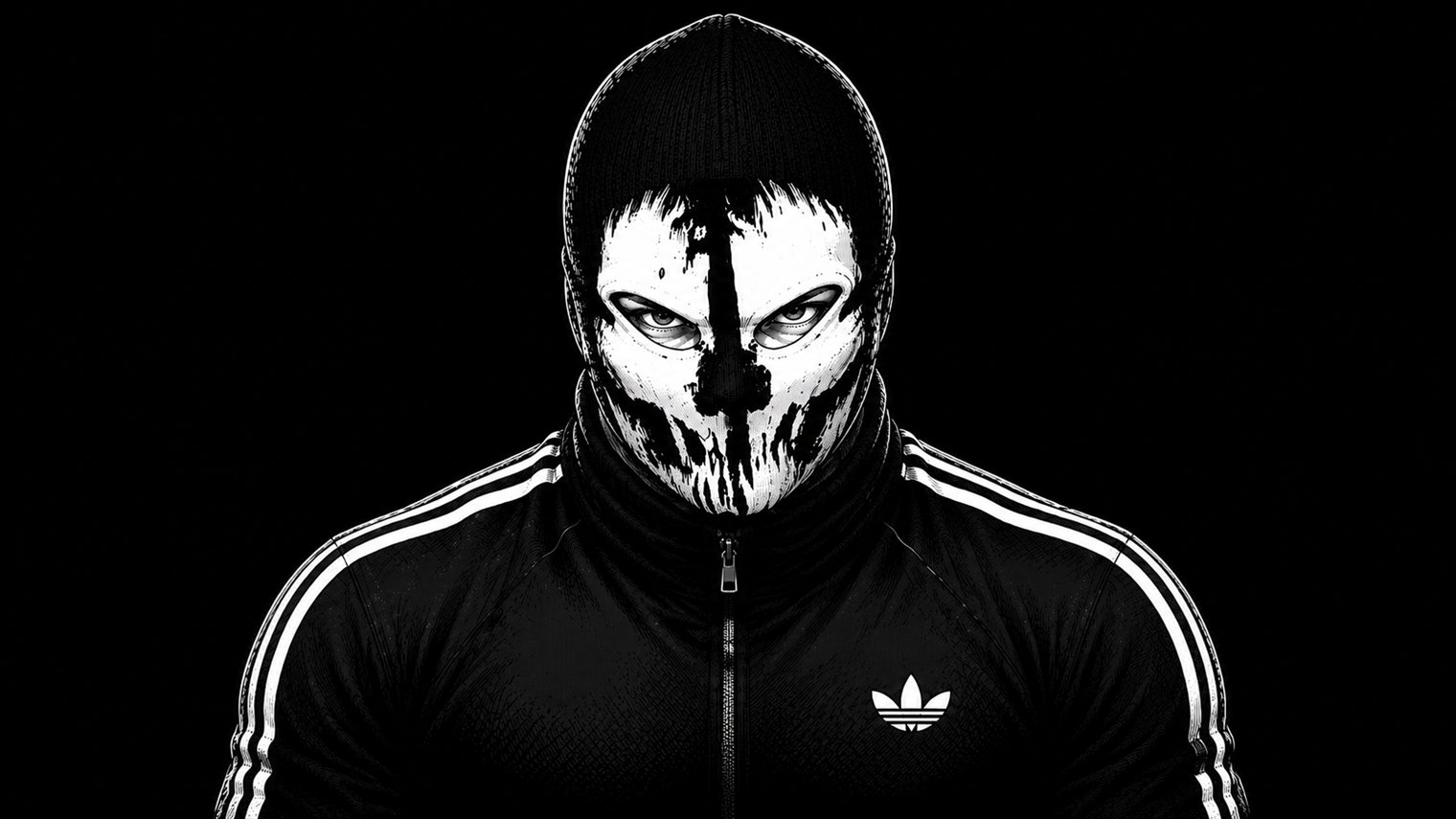 Masked World Hate Center band portrait